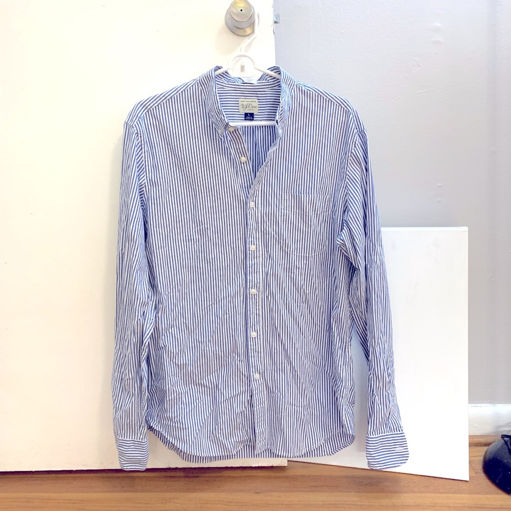 Button down striped shirt